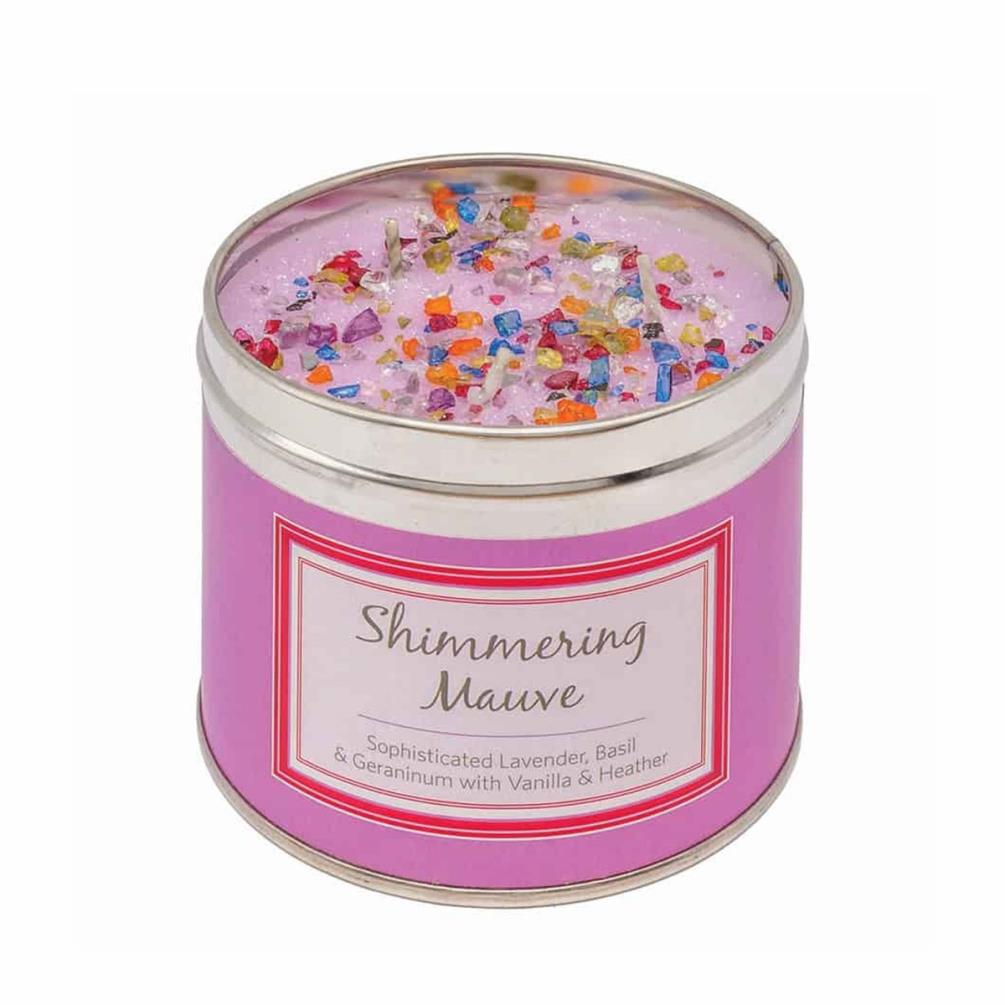Best Kept Secret Shimmering Mauve Large 3 Wick Tin Candle £9.89